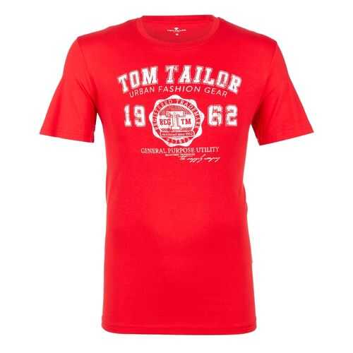 Футболка мужская TOM TAILOR 1008637-11487 красная XS в Хендерсон