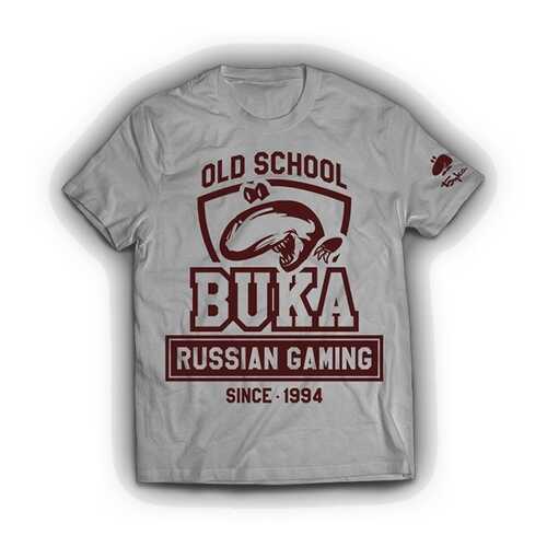 Футболка унисекс BUKA OLD SCHOOL серая 2XL в Хендерсон