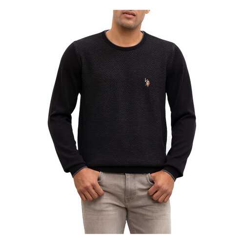 Джемпер мужской U.S. POLO Assn. G081SZ0TK0OTISSK9 черный S в Хендерсон