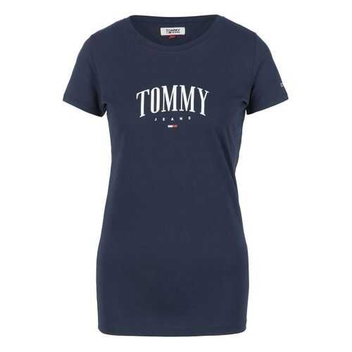 Футболка женская Tommy Jeans DW0DW08057 C87 синяя XXS в Хендерсон