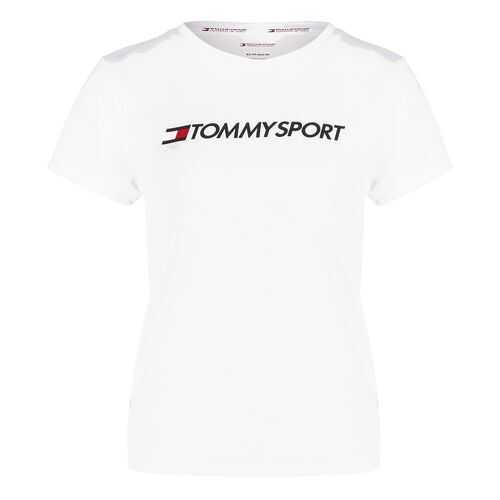 Футболка женская Tommy Sport S10S100055 100 белая S в Хендерсон