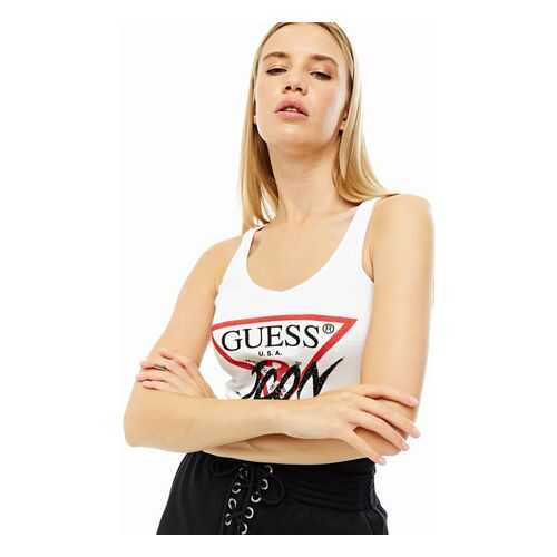 Майка женская Guess W0YP94-K1811 белая XS в Хендерсон